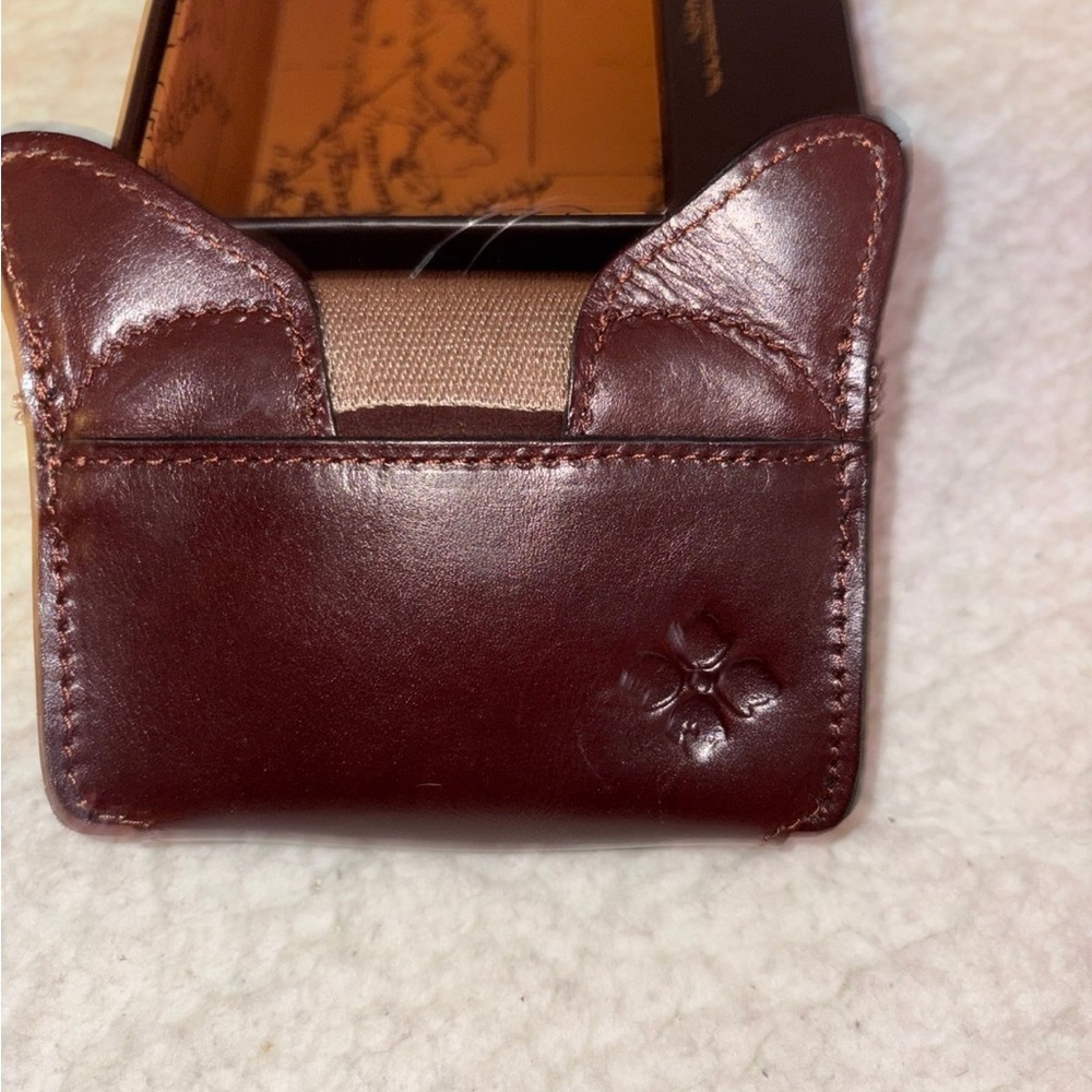 Patricia Nash Owl Cutout Mini Lanza Gift Box Hazelnut NIB - Picture 6 of 8